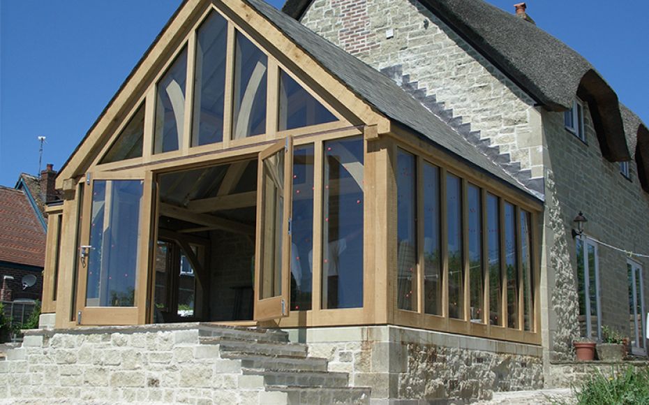 Oak Framed Extension, Compton Abbas, Dorset